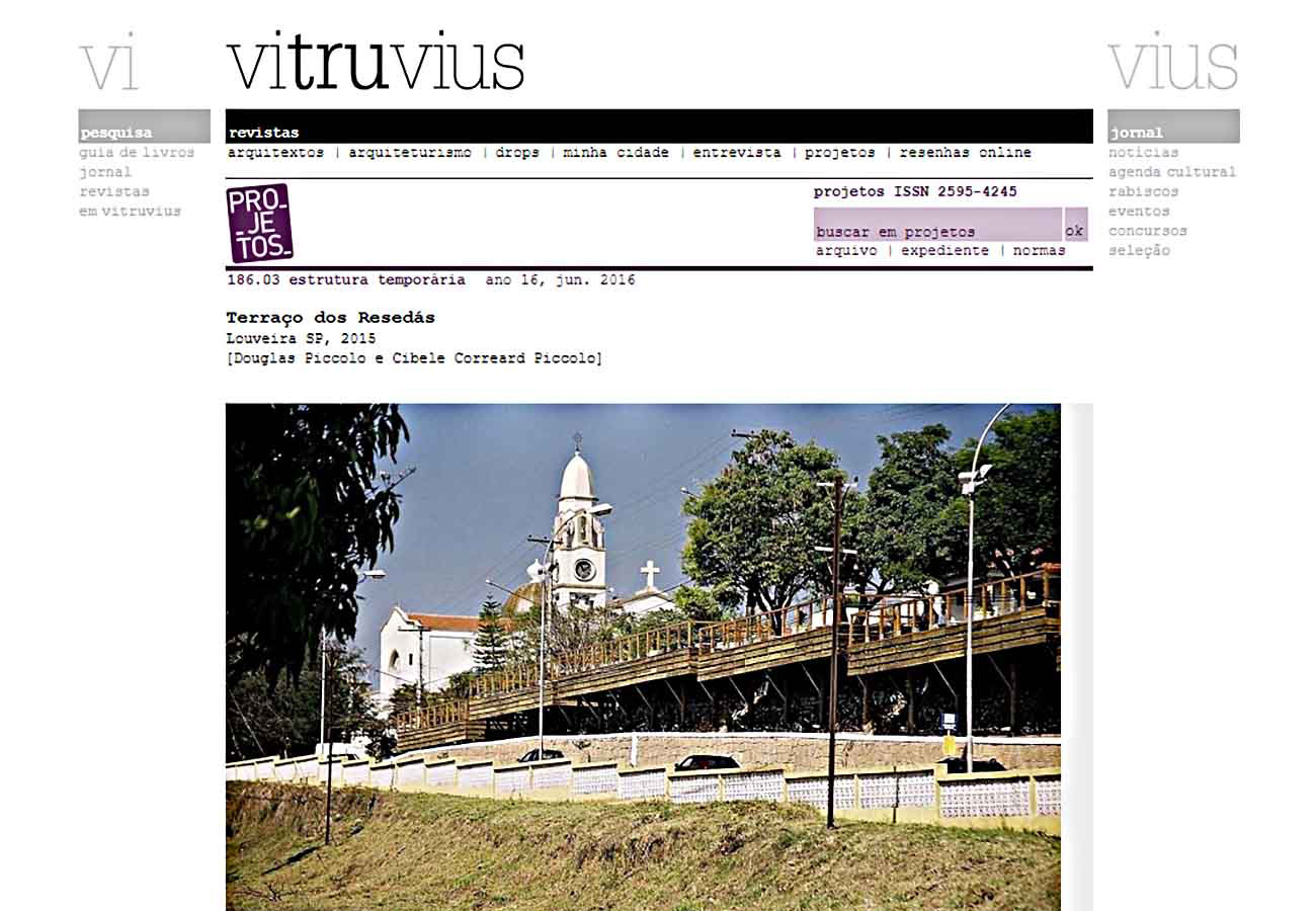 Vitruvius – Terraço dos Resedás